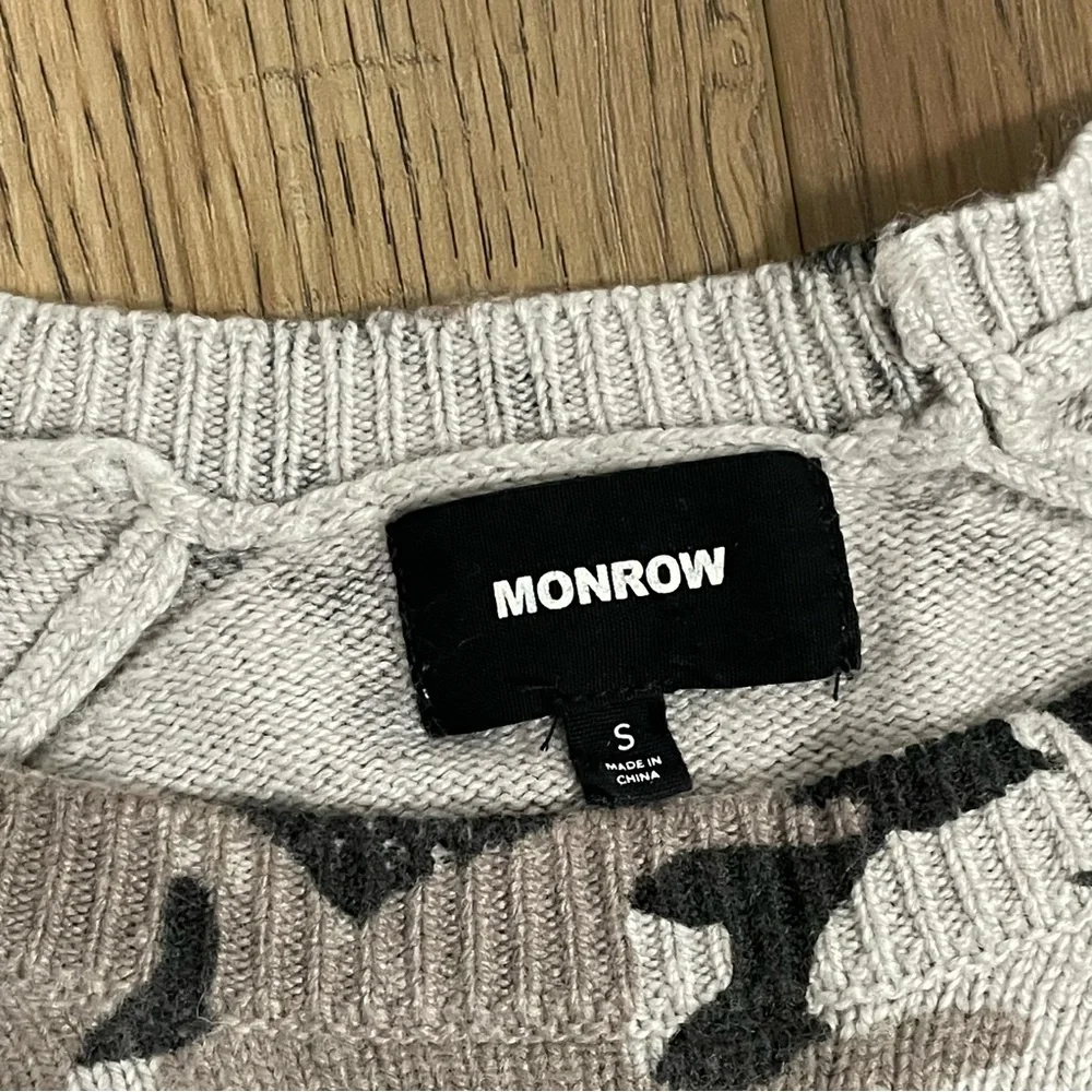 Monrow camo crewneck